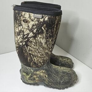 Bogs Classic High Boots Camo Rain Hunting Waterproof Mossy Oak  Men's Rubber 10